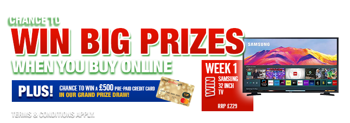 Win a Samsung 32 inch TV (RRP £229)