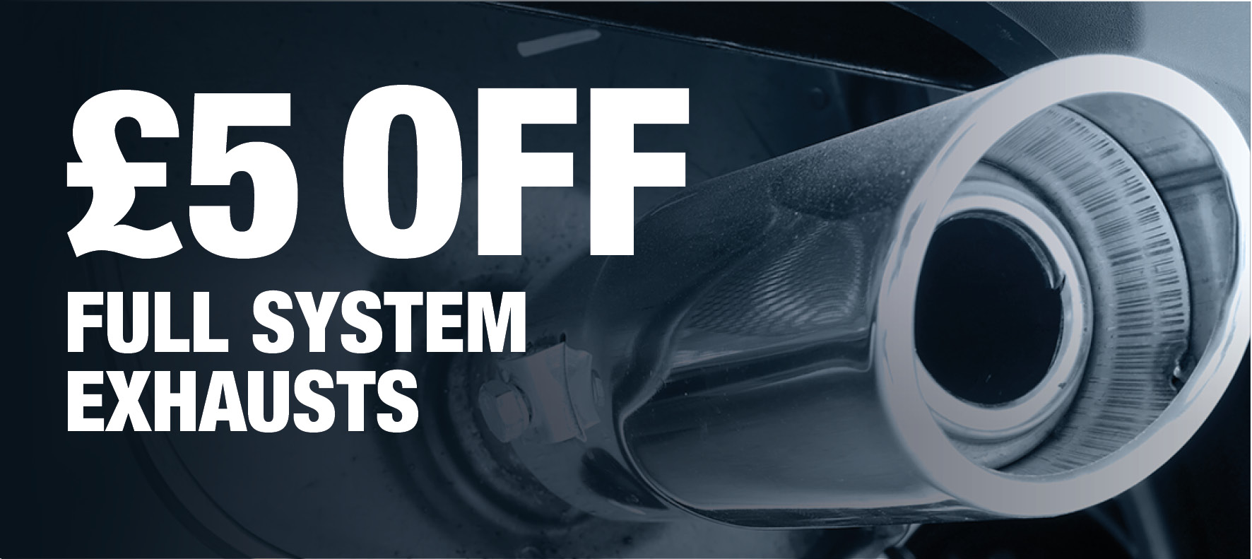 Save £5 on Full System Exhausts at Formula One Autocentres