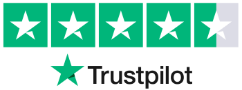4.5 Stars on Trust Pilot