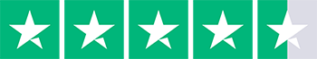 4.5 Stars on Trustpilot