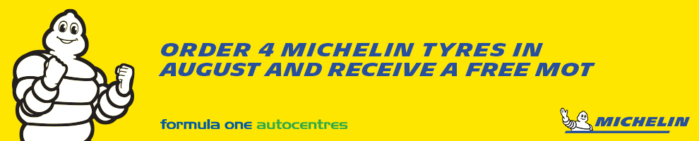 Free MOT when you buy four tyres