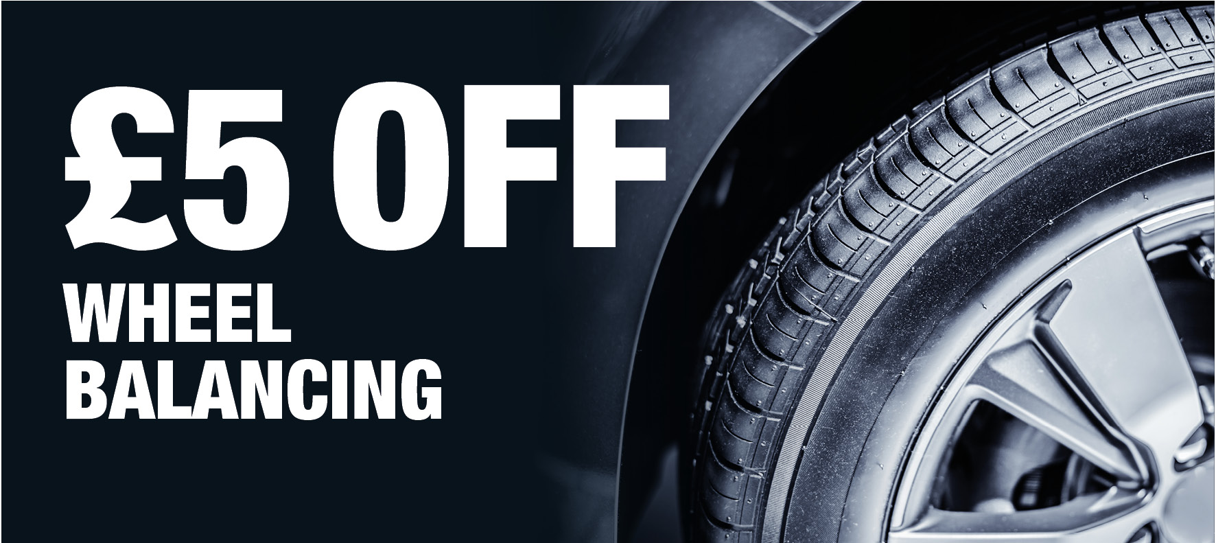 Save £5 on Wheel Balancing at Formula One Autocentres